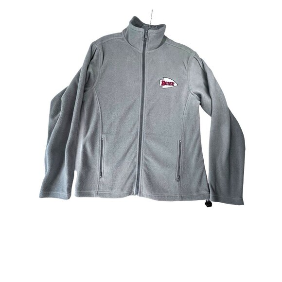 FeatherLite Fleece Jacket Gray Full Zip Boise High School Womens Girls Small - Picture 1 of 10